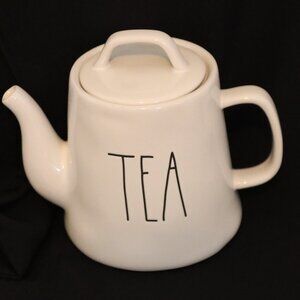 Rae Dunn TEA pot artisan Collection By Magenta  213 Ceramic White